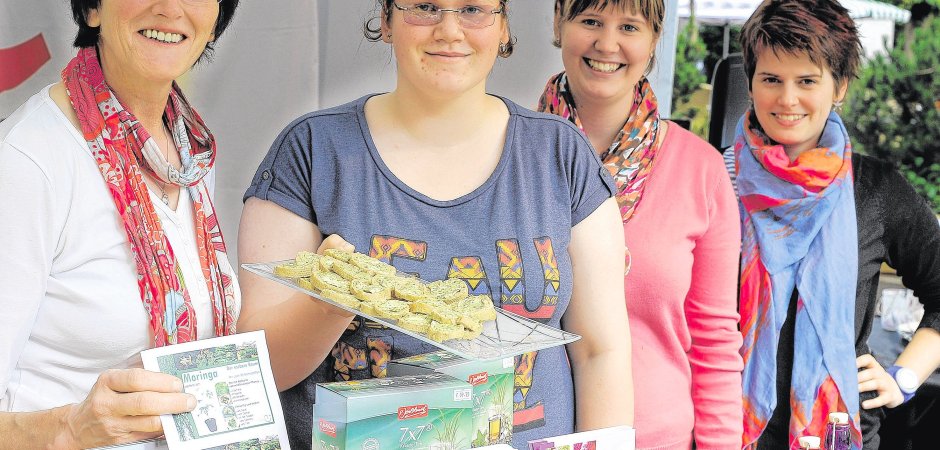 Im Schultenhof aktiv bei der Sache (v.l.): Dagmar Müller; Lena Müller; Jaqueline Kunstmann und Stephanie Kunstmann