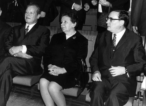 Willy Brandt, Lotte Lemke, Klaus Schütz 